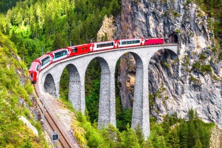 Vinice, palmy a jezera pod horskými štíty s jízdou Bernina Express a ledovcem Diavolezza - 10