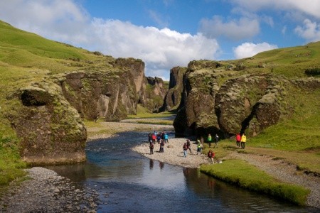 ISLAND - gejzír, ledovcová laguna a vodopády - 3