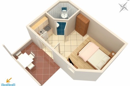 Apartmány 3298-159 - 60