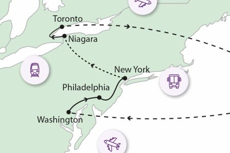 Usa Keleti-Part És A Niagara-Vízesés