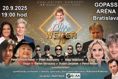 Otto Weiter 70 - koncert v Gopass Aréne
