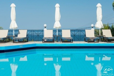 Grécko Thassos Villa Natassa 8 dňový pobyt Polpenzia Letecky Letisko: Praha September 2026 (28/09/26- 5/10/26)