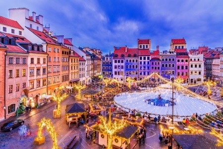 Varšava - vánoční trhy vlakem - 1