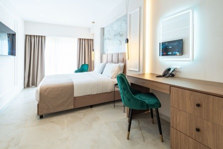 Grécko Rodos Philia Center Suites 5 dňový pobyt Raňajky Letecky Letisko: Praha June 2026 (18/06/26-22/06/26)