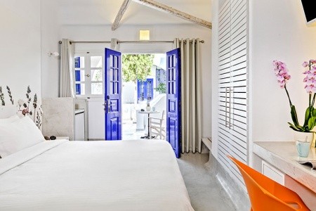 Grécko Santorini Kouros Village 5 dňový pobyt Raňajky Letecky Letisko: Praha September 2026 (18/09/26-22/09/26)