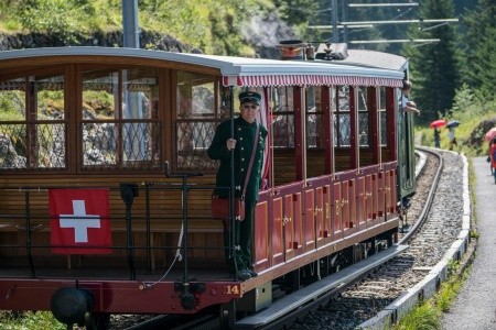 Bernina Express a parní zubačka na Rigi - 22