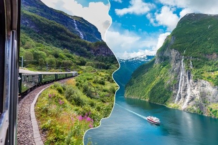 Cesta Norskem vlakem a lodí - 1