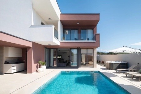 New Villa 55 - Vrsi Heated Pool Jacuzzi Sauna - 1