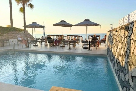 Grécko Kréta The Noverian Antama, Organic Beach Resort Chania 8 dňový pobyt Polpenzia Letecky Letisko: Praha July 2026 (29/07/26- 5/08/26)