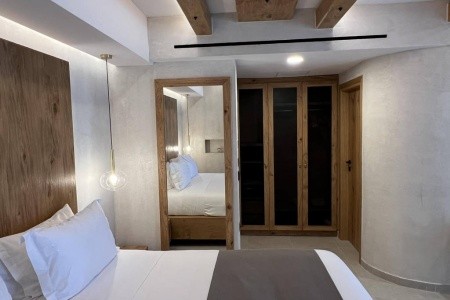 Grécko Kréta The Noverian Antama, Organic Beach Resort Chania 8 dňový pobyt Polpenzia Letecky Letisko: Praha July 2026 (29/07/26- 5/08/26)