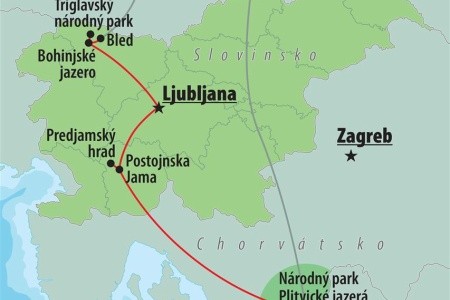 Slovinsko a Plitvické jazerá, Bled, Ljubljana, Plitvické jazerá, Plitvické jazerá, Postojnska jama, Predjamsky hrad, Triglavský národný park, Slovinský kras, Slovinsko - hory, jazerá a história - 14