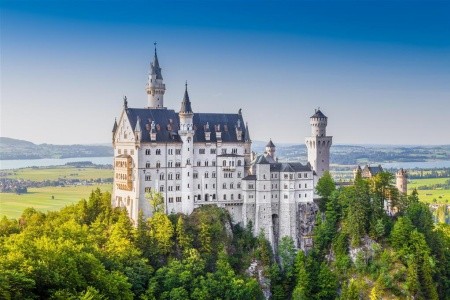 Bavorsko - zámky a hory, Linderhof, Hohenschwangau, Berchtesgaden, Neuschwanstein, Ettal, Garmish Partenkirchen, Herrenchiemsee, Fussen - 5