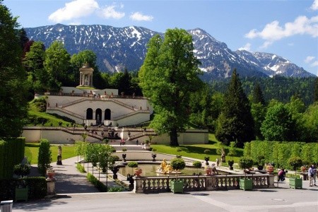 Bavorsko - zámky a hory, Linderhof, Hohenschwangau, Berchtesgaden, Neuschwanstein, Ettal, Garmish Partenkirchen, Herrenchiemsee, Fussen - 9