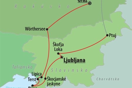 Rakúsko, Taliansko, Slovinsko, Graz, Benátsky záliv, Lipica, Ljubljana, Ptuj, Slovinský kras, Škocjanska jama, Terst, Worthersee, Škofja Loka, Piran - 16