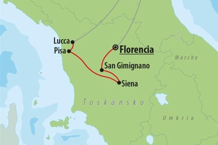 To najkrajšie z Toskánska, Lucca, Pisa, Siena, San Gimignano, Florencia - 12
