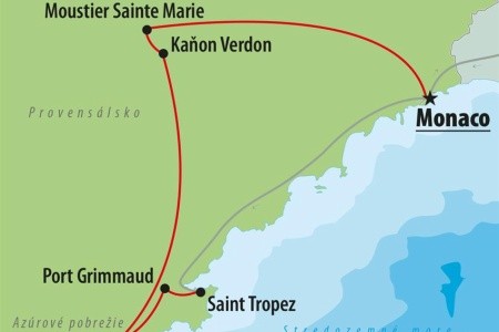 Francúzska riviéra a kaňon Verdon, kaňon Verdon, Saint Tropez, Port Grimmaud, Monaco - 12