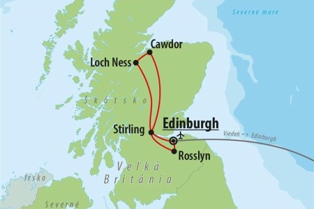 Tajomstvá Škótska a jazera Loch Ness, Edinburgh, Stirling, Cawdor, Loch Ness, Škótsko - 24