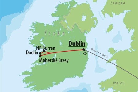 Dublin a Mohérske útesy, Dublin, Cliffs of Moher, Belfast, Powerscourt Estate, Rock of Cashel, Limerick, Clonmacnoise - 12