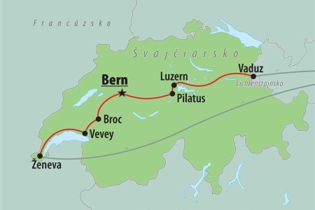 Srdcom Švajčiarska, Ženeva, Vaduz, Luzern, Bern, Pilatus, Broc, Vevey - 14
