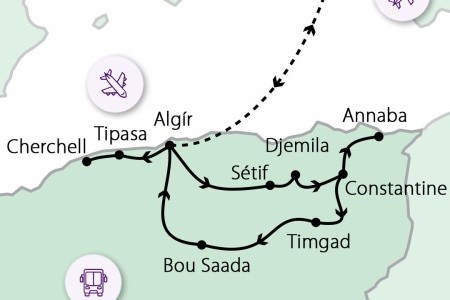 Algéria - Római emlékek és arab misztikum