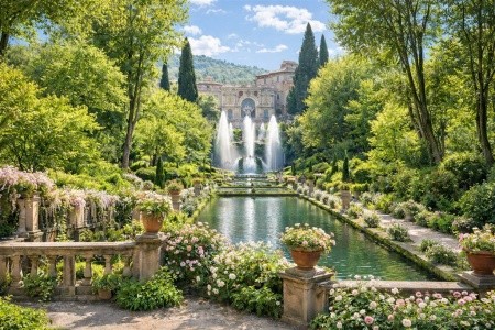 ŘÍM, FLORENCIE, JARNÍ ZAHRADY A VILY V TIVOLI - 1