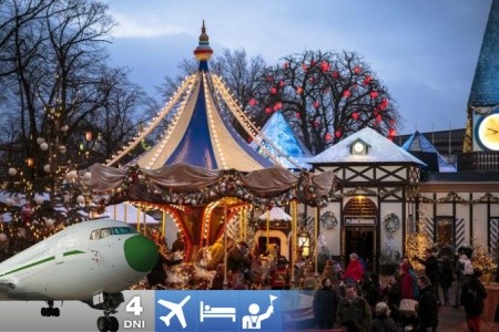 Predvianočná magická Kodaň letecky - 1