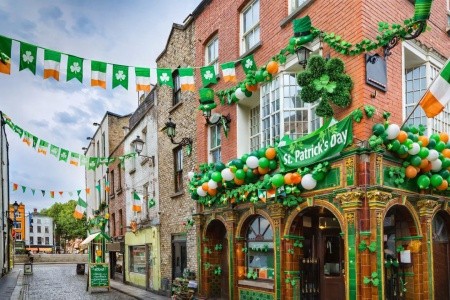 Svátek sv. Patrika v Dublinu Snídaně