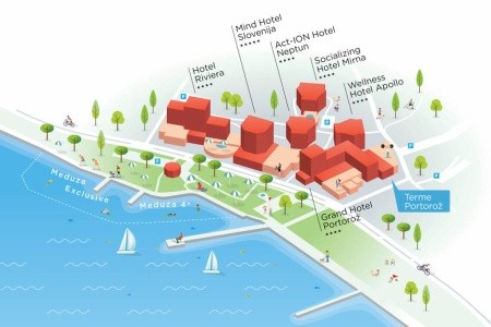 Slovinsko Portorož Socializing Hotel Mirna 7 dňový pobyt Raňajky Vlastná June 2026 (16/06/26-22/06/26)