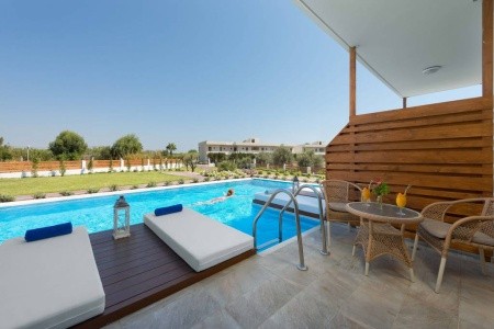 Grécko Rodos Cooee Afandou Bay & Suites 8 dňový pobyt Polpenzia Letecky Letisko: Viedeň May 2026 (30/05/26- 6/06/26)