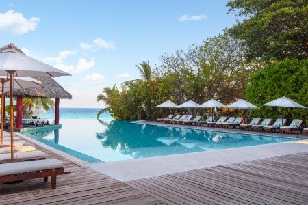 Maldivy  Adaaran Select Meedhupparu 8 dňový pobyt All Inclusive Letecky Letisko: Praha September 2026 (22/09/26-29/09/26)