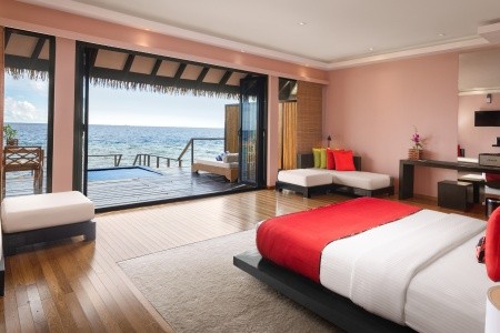 Maldivy  Adaaran Prestige Vadoo 6 dňový pobyt All Inclusive Letecky Letisko: Praha August 2026 ( 3/08/26- 8/08/26)