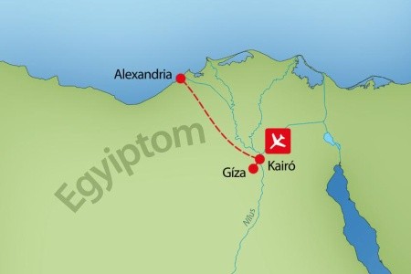 Egyiptom-Kairó-Alexandria városlátogatás 6 nap / 5 éj