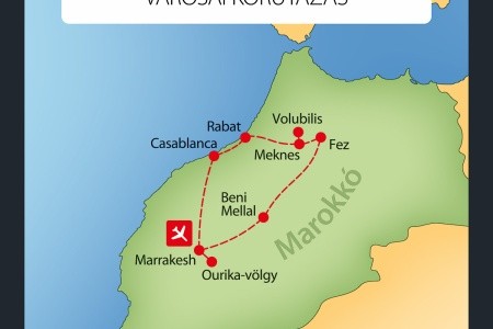 Marokkó fényei - Marrakesh, Fez és Casablanca körutazás 8 nap / 7 éj