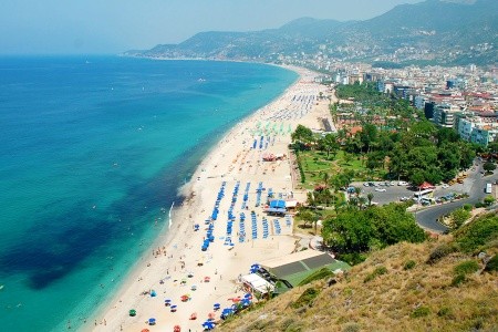 Turecko Alanya Time Beach 12 dňový pobyt Polpenzia Letecky Letisko: Praha September 2026 ( 4/09/26-15/09/26)