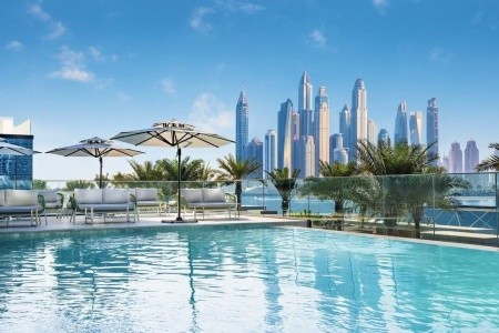 Spojené arabské emiráty Dubaj Radisson Beach Resort Palm Jumeirah 7 dňový pobyt Raňajky Letecky Letisko: Krakov June 2027 (26/06/27- 2/07/27)