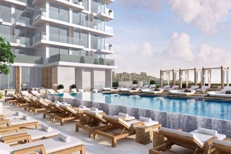 Spojené arabské emiráty Dubaj Radisson Beach Resort Palm Jumeirah 7 dňový pobyt Raňajky Letecky Letisko: Krakov June 2027 (26/06/27- 2/07/27)