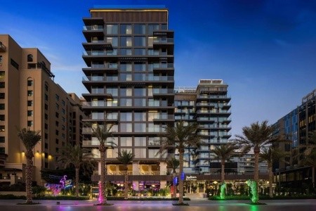 Spojené arabské emiráty Dubaj Radisson Beach Resort Palm Jumeirah 7 dňový pobyt Raňajky Letecky Letisko: Krakov June 2027 (26/06/27- 2/07/27)