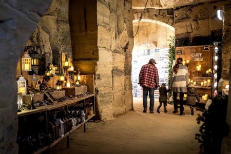 Advent v podzemních jeskyních Holandska
