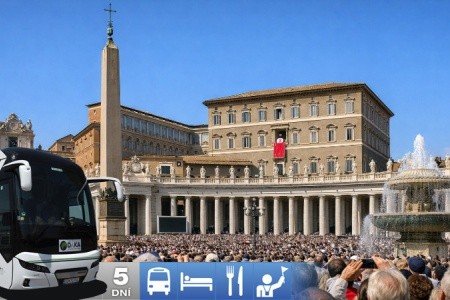 Rím a Vatikán s účasťou na modlitbe s pápežom - 1