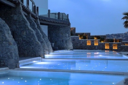 Grécko Mykonos Aeonic Suites & Spa 6 dňový pobyt Raňajky Letecky Letisko: Viedeň September 2026 ( 9/09/26-14/09/26)