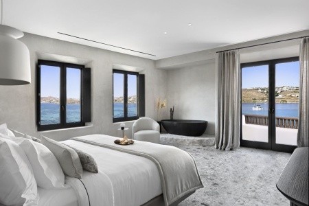 Grécko Mykonos Aeonic Suites & Spa 6 dňový pobyt Raňajky Letecky Letisko: Viedeň September 2026 ( 9/09/26-14/09/26)