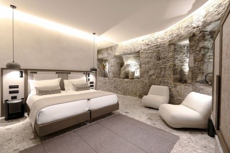 Grécko Mykonos Aeonic Suites & Spa 6 dňový pobyt Raňajky Letecky Letisko: Viedeň September 2026 ( 9/09/26-14/09/26)