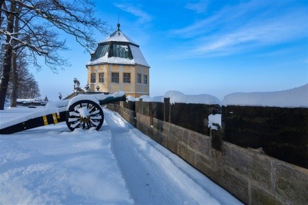 Adventní zámek Moritzburg a pevnost Königstein - 14