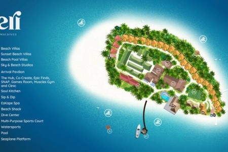 Maldivy Severný Atol Male Eri Maldives (Ex.