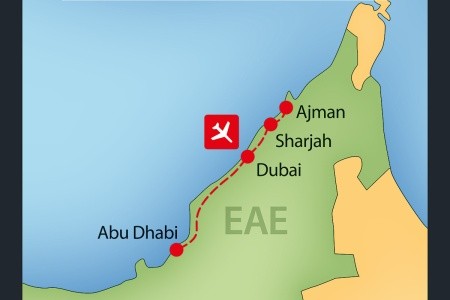 Dubai városlátogatás Emirates járattal - 7 nap / 6 éj