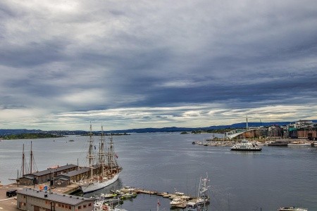 Oslo - hlavné mesto Nórska letecky - 4