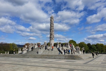 Oslo - hlavné mesto Nórska letecky - 7