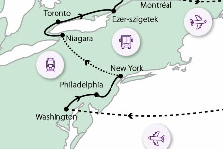 USA Keleti-Part és a Niagara-vízesés: hosszabbítási lehetőség Kelet-Kanadába
