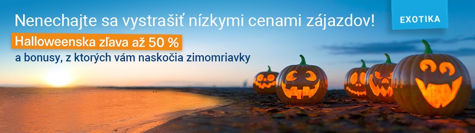 Strašidelné zľavy na Halloween