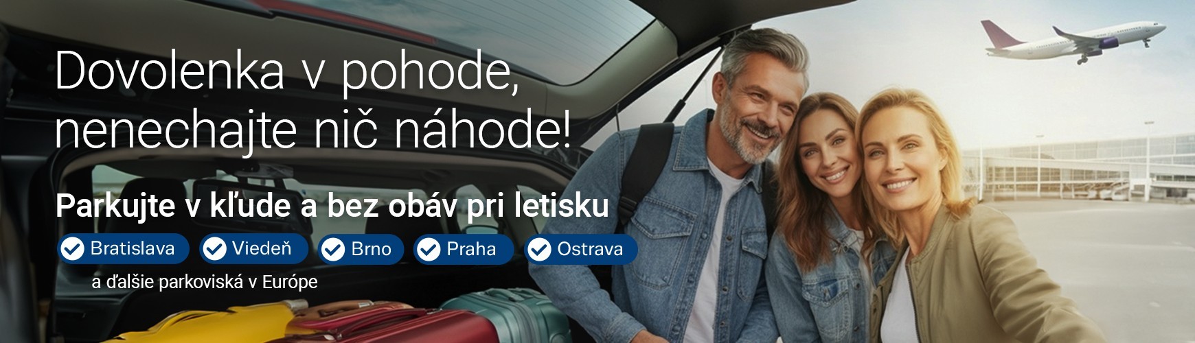 Parkovanie pri letisku s Invia